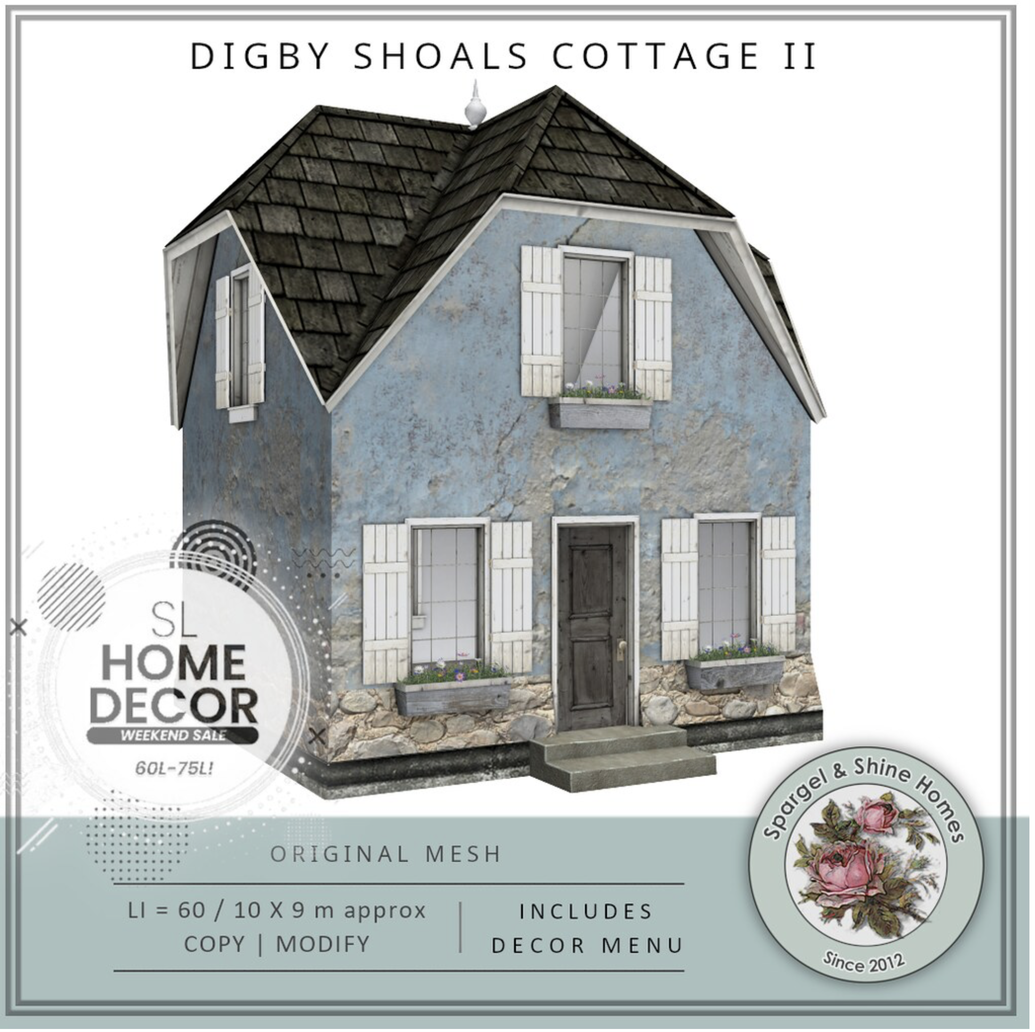 Spargel & Shine – Digby Shoals Cottage II